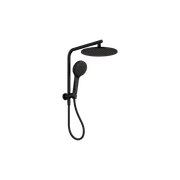 Mecca 2 In 1 Twin Shower Matte Black gallery detail image