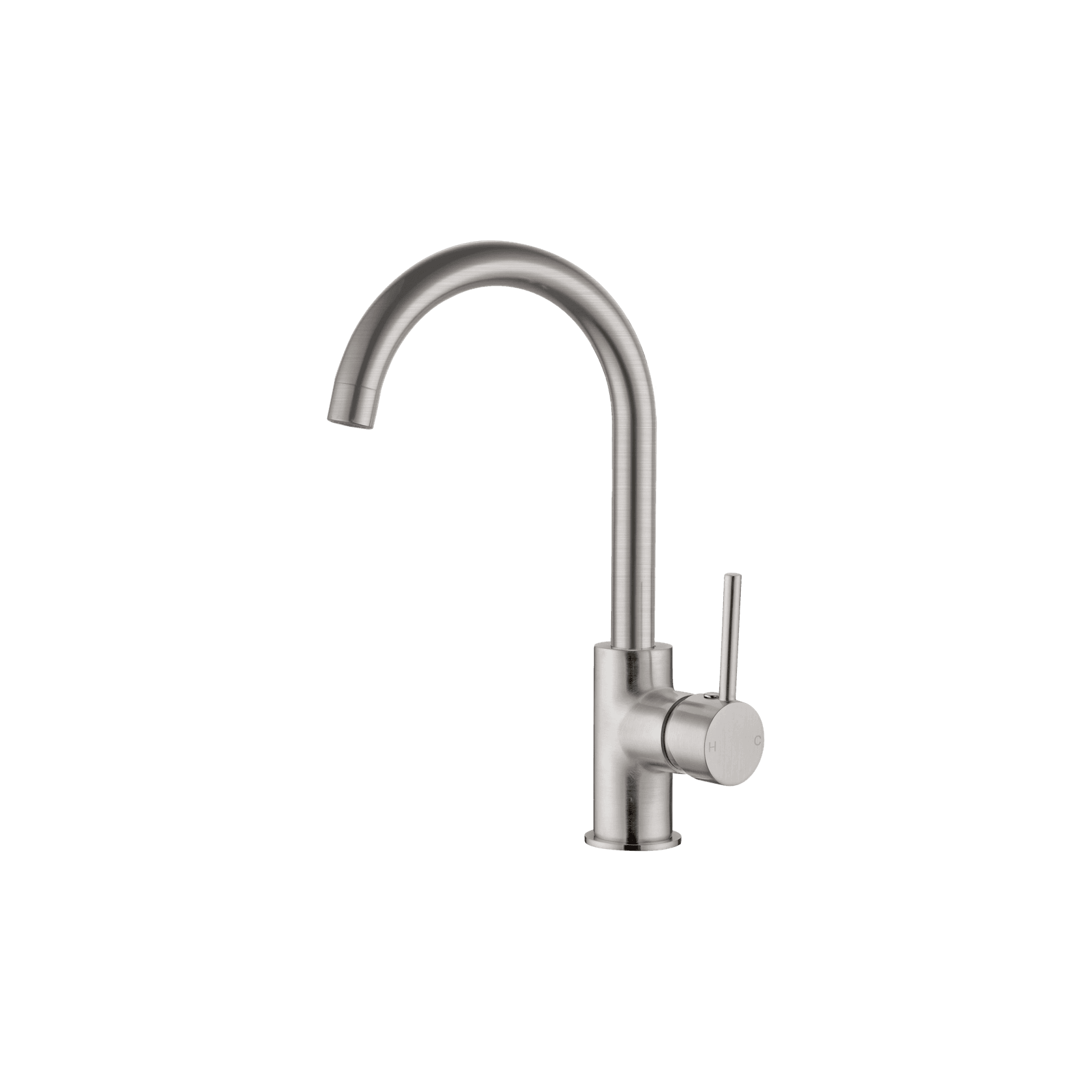 Dolce Kitchen Mixer Gooseneck Brushed Nickel gallery detail image