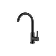 Dolce Kitchen Mixer Gooseneck Matte Black gallery detail image