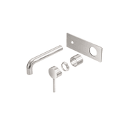Dolce Wall Basin/Bath Mixer Trim Kits Only Brushed Nickel gallery detail image