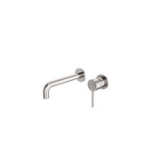 Dolce Wall Basin/Bath Mixer Separate Back Plate Brushed Nickel gallery detail image
