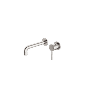 Dolce Wall Basin/Bath Mixer Separate Back Plate Brushed Nickel gallery detail image