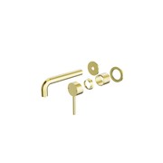 Dolce Wall Basin/Bath Mixer Separate Back Plate Trim Kits Only Brushed Gold gallery detail image