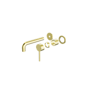 Dolce Wall Basin/Bath Mixer Separate Back Plate Trim Kits Only Brushed Gold gallery detail image