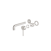 Dolce Wall Basin/Bath Mixer Separate Back Plate Trim Kits Only Brushed Nickel gallery detail image