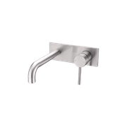 Dolce Wall Basin/Bath Mixer Brushed Nickel gallery detail image