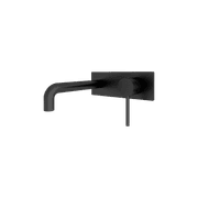 Dolce Wall Basin/Bath Mixer Matte Black gallery detail image