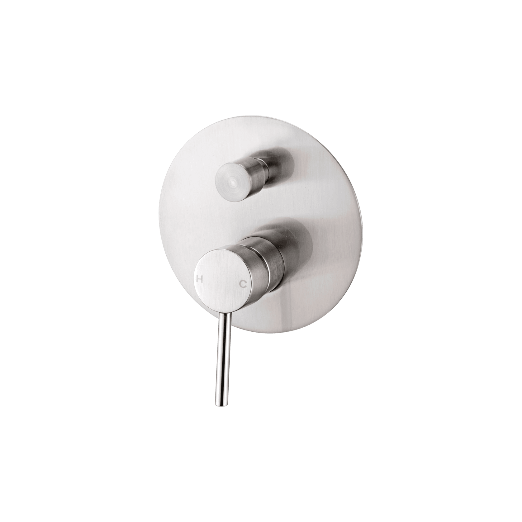 Dolce Shower Mixer With Diverter Brushed Nickel gallery detail image