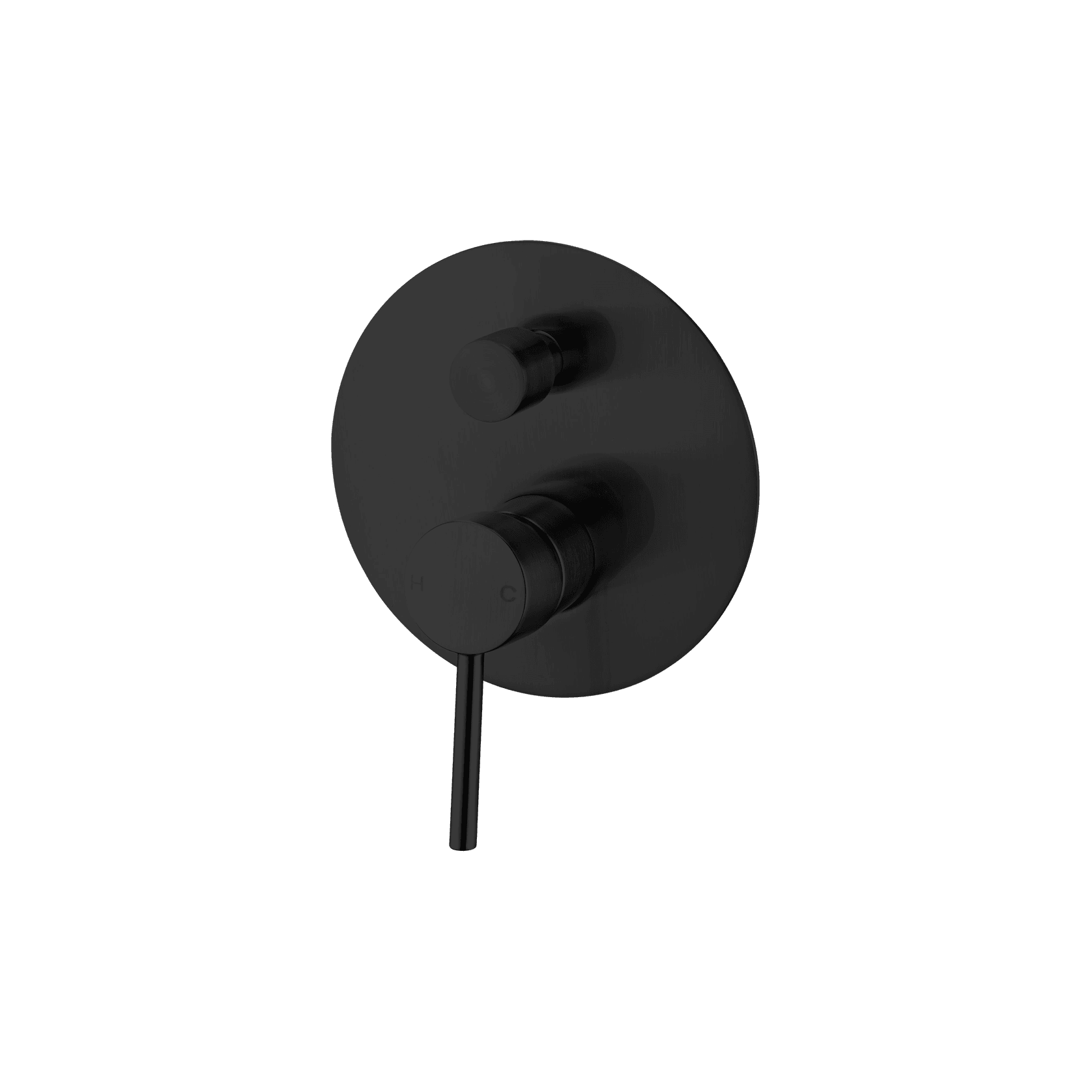 Dolce Shower Mixer With Diverter Matte Black gallery detail image