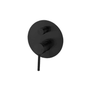 Dolce Shower Mixer With Diverter Matte Black gallery detail image