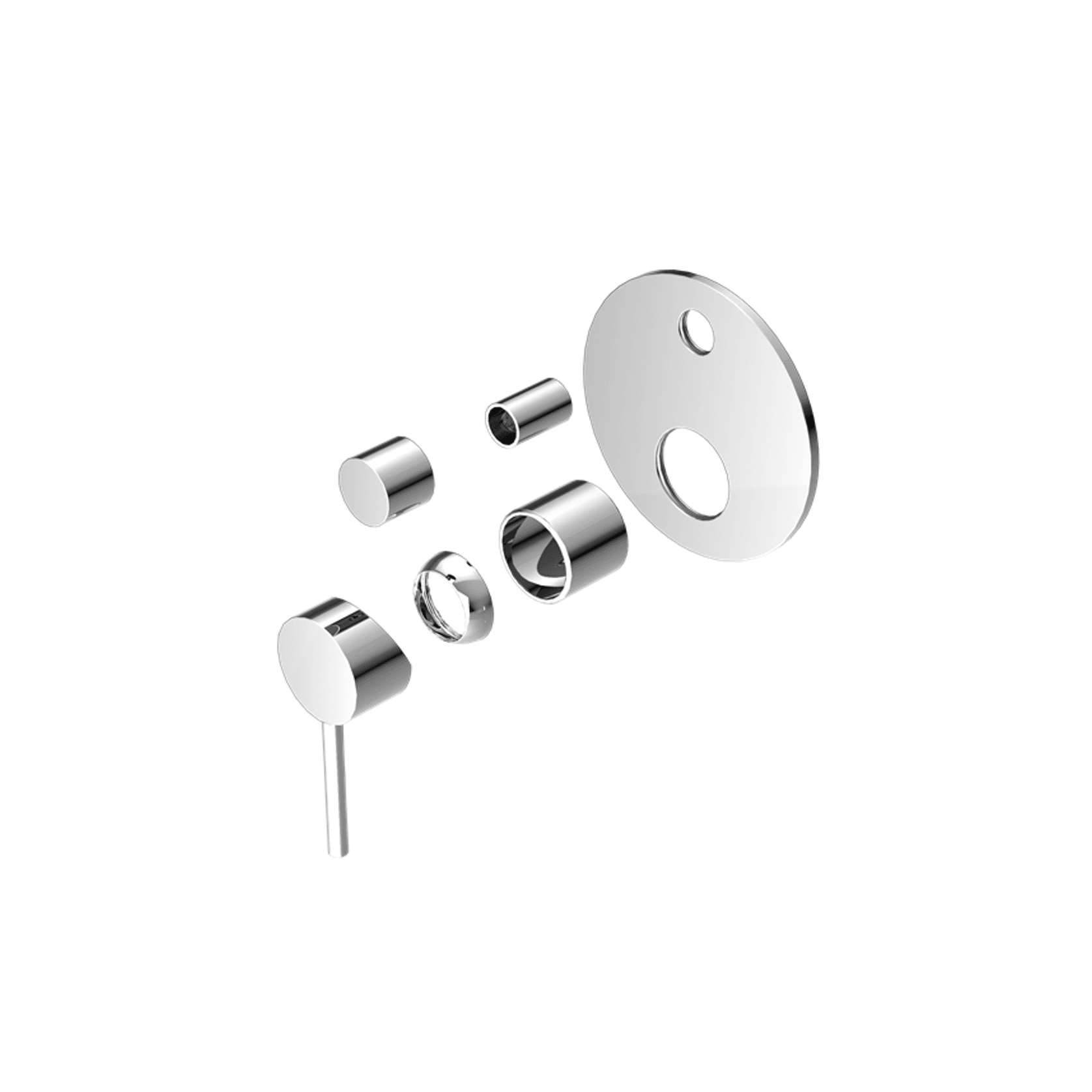 Dolce Shower Mixer With Divertor Trim Kits Only Chrome gallery detail image