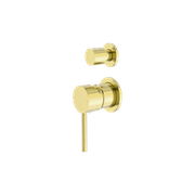 Dolce Shower Mixer With Diverter Separate Back Plate Brushed Gold gallery detail image