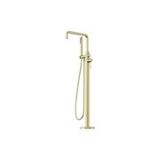Opal Freestanding Bath Mixer With Hand Shower Brushed Gold gallery detail image