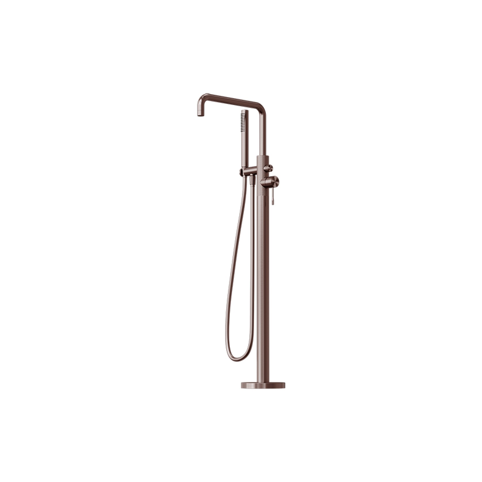 Opal Freestanding Bath Mixer With Hand Shower Brushed Bronze gallery detail image