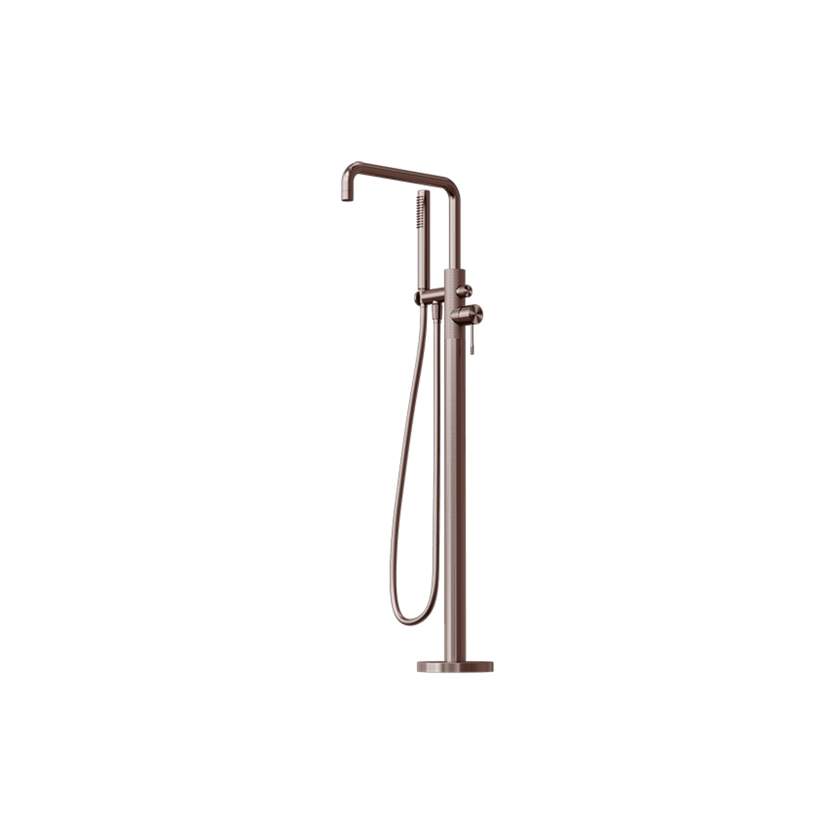 Opal Freestanding Bath Mixer With Hand Shower Brushed Bronze gallery detail image
