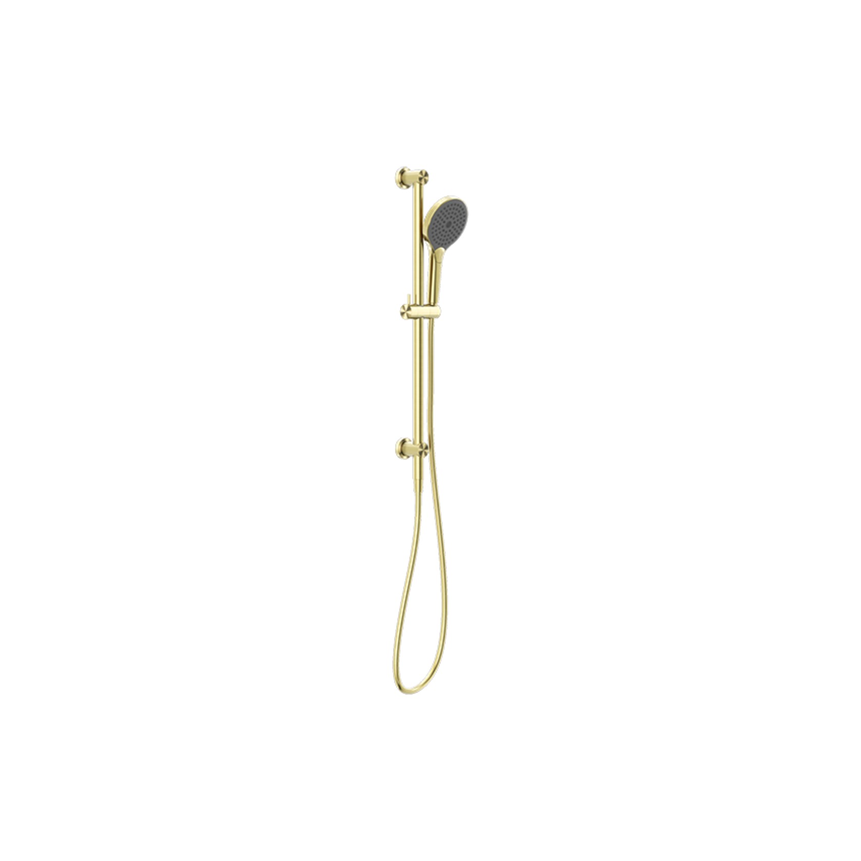 Opal Shower Rail With Air Shower II Brushed Gold gallery detail image