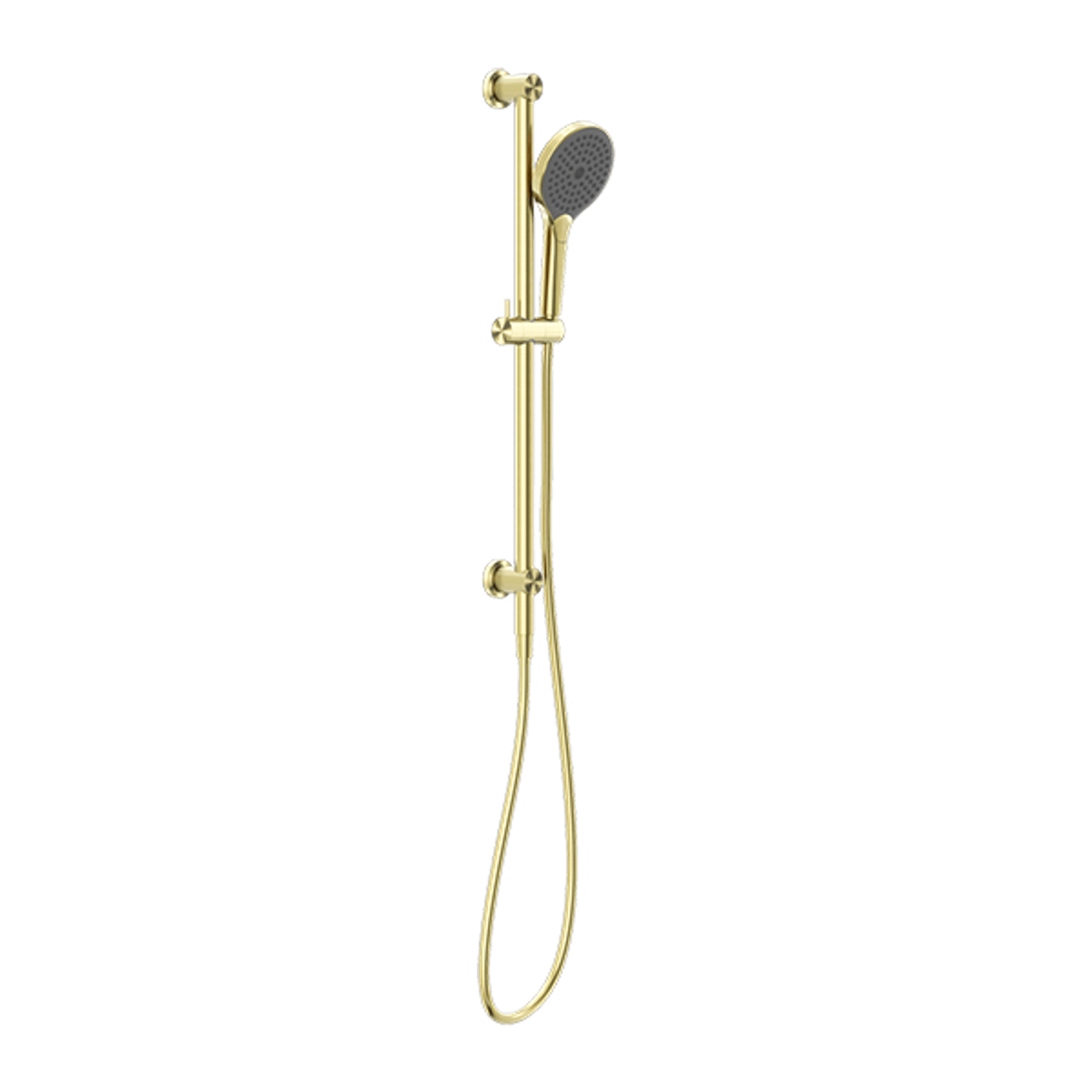 Opal Shower Rail With Air Shower II Brushed Gold gallery detail image