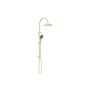 Opal Twin Shower With Air Shower II Brushed Gold gallery detail image