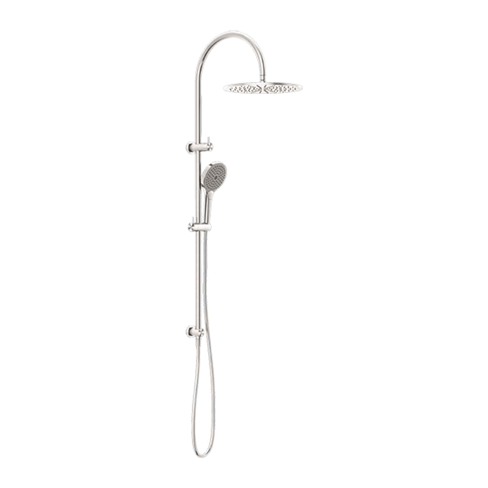 Opal Twin Shower With Air Shower II Brushed Nickel gallery detail image