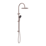 Opal Twin Shower With Air Shower II Brushed Bronze gallery detail image