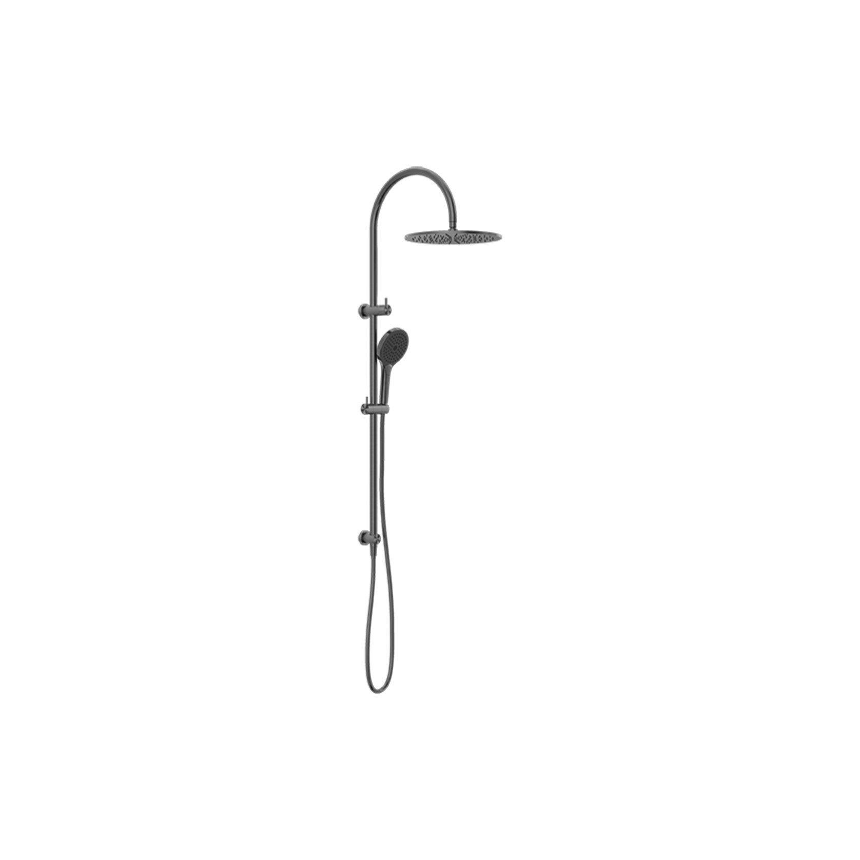 Opal Twin Shower With Air Shower II Graphite gallery detail image