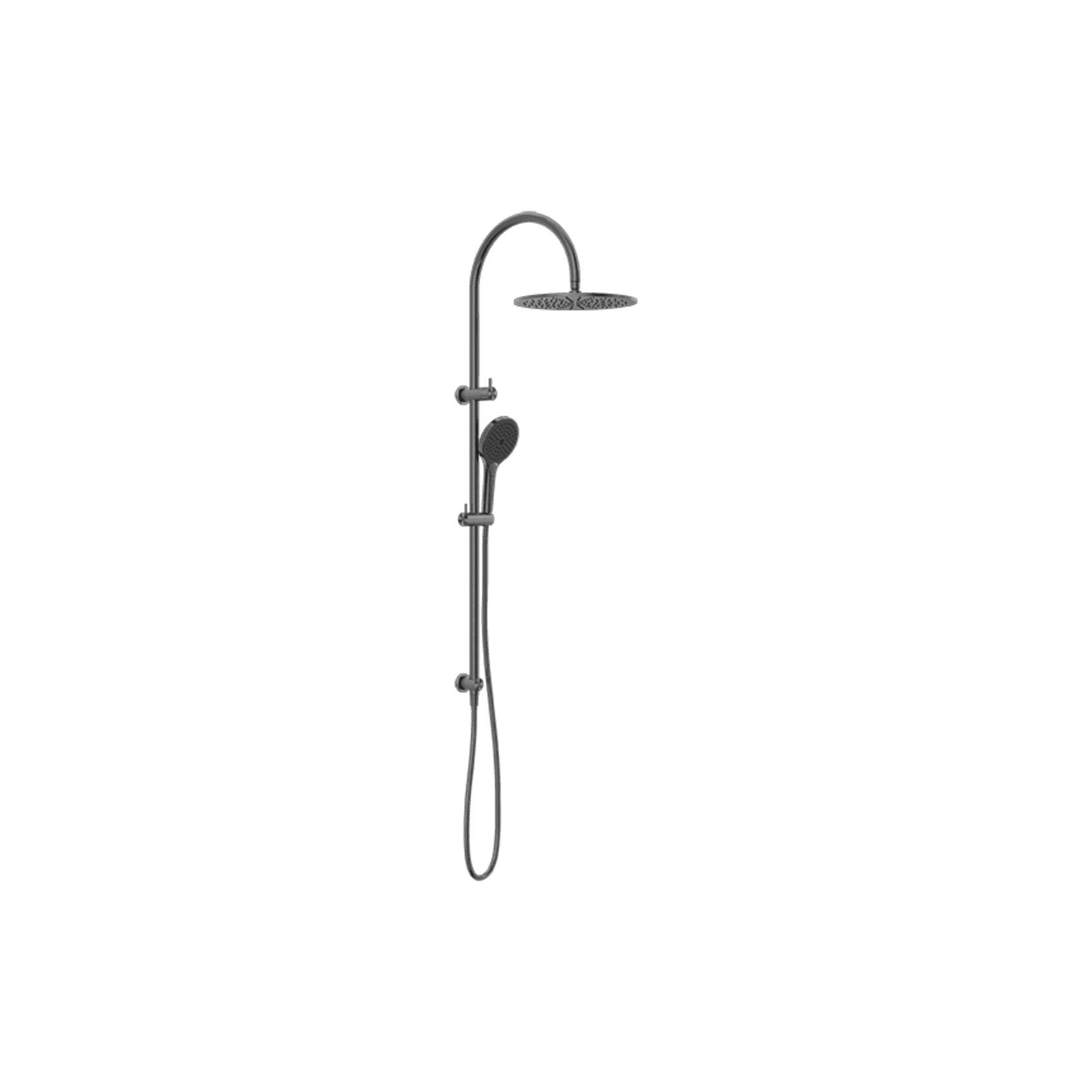 Opal Twin Shower With Air Shower II Graphite gallery detail image