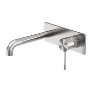 Opal Wall Basin/Bath Mixer 160mm Brushed Nickel gallery detail image