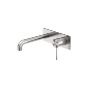 Opal Wall Basin/Bath Mixer 160mm Brushed Nickel gallery detail image