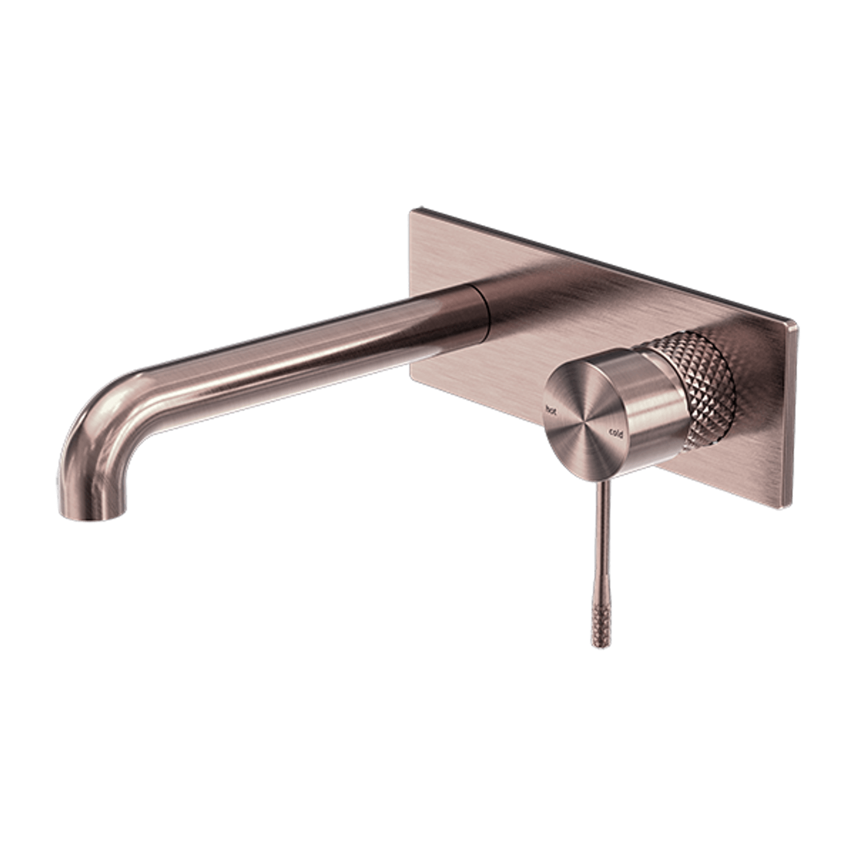 Opal Wall Basin/Bath Mixer 230mm Brushed Bronze gallery detail image