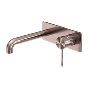Opal Wall Basin/Bath Mixer 230mm Brushed Bronze gallery detail image
