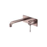 Opal Wall Basin/Bath Mixer 230mm Brushed Bronze gallery detail image