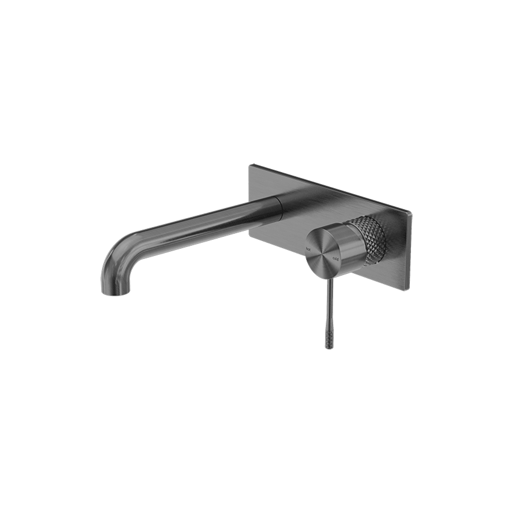 Opal Wall Basin/Bath Mixer 185mm Graphite gallery detail image