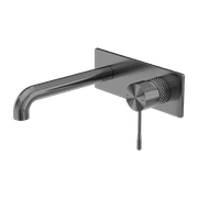 Opal Wall Basin/Bath Mixer 160mm Graphite gallery detail image
