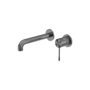 Opal Wall Basin/Bath Mixer Separate Back Plate 260mm Graphite gallery detail image