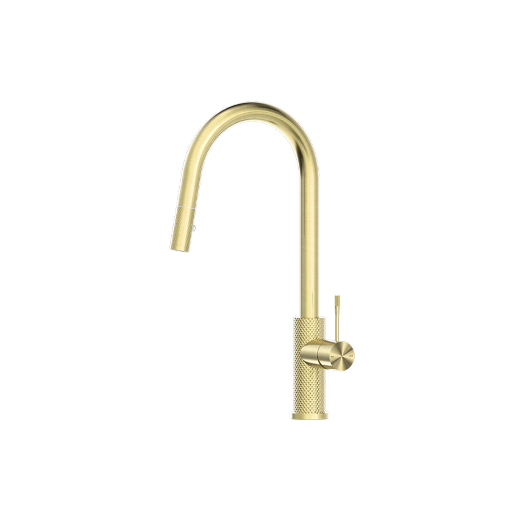 Opal Pull Out Sink Mixer With Vegie Spray Function Brushed Gold gallery detail image