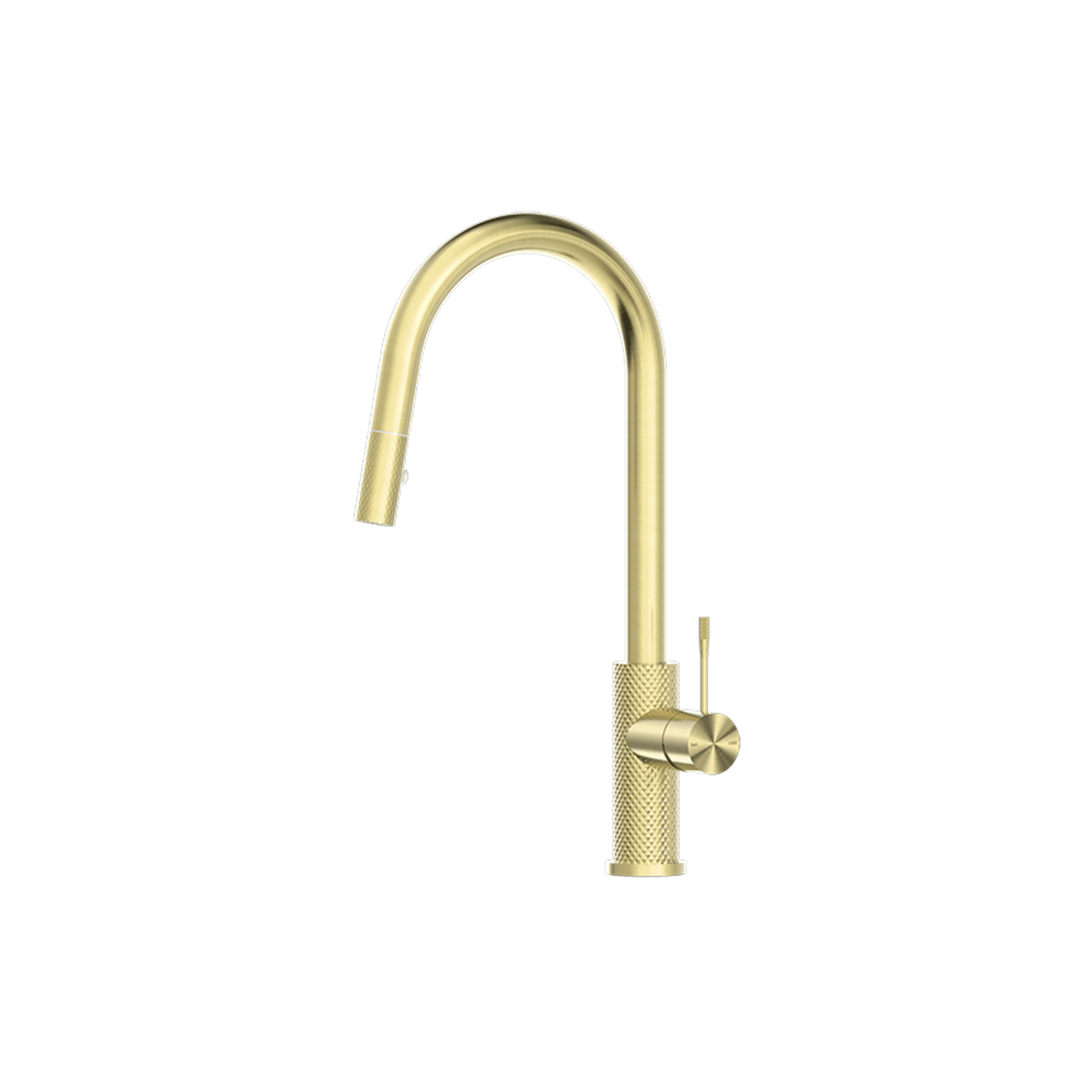 Opal Pull Out Sink Mixer With Vegie Spray Function Brushed Gold gallery detail image