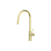 Opal Pull Out Sink Mixer With Vegie Spray Function Brushed Gold gallery detail image