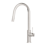 Opal Pull Out Sink Mixer With Vegie Spray Function Brushed Nickel gallery detail image