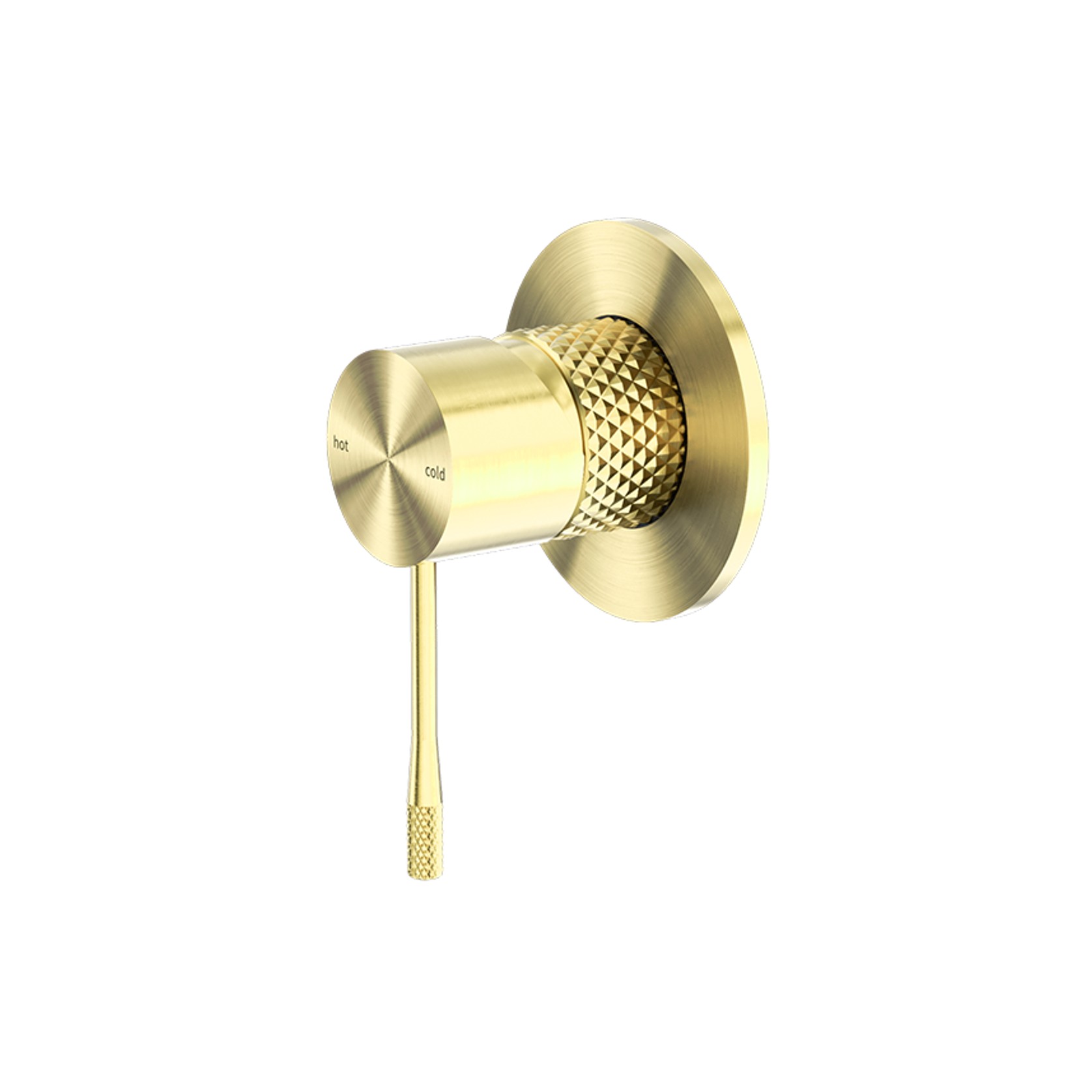 Opal Shower Mixer 80mm Plate Brushed Gold gallery detail image
