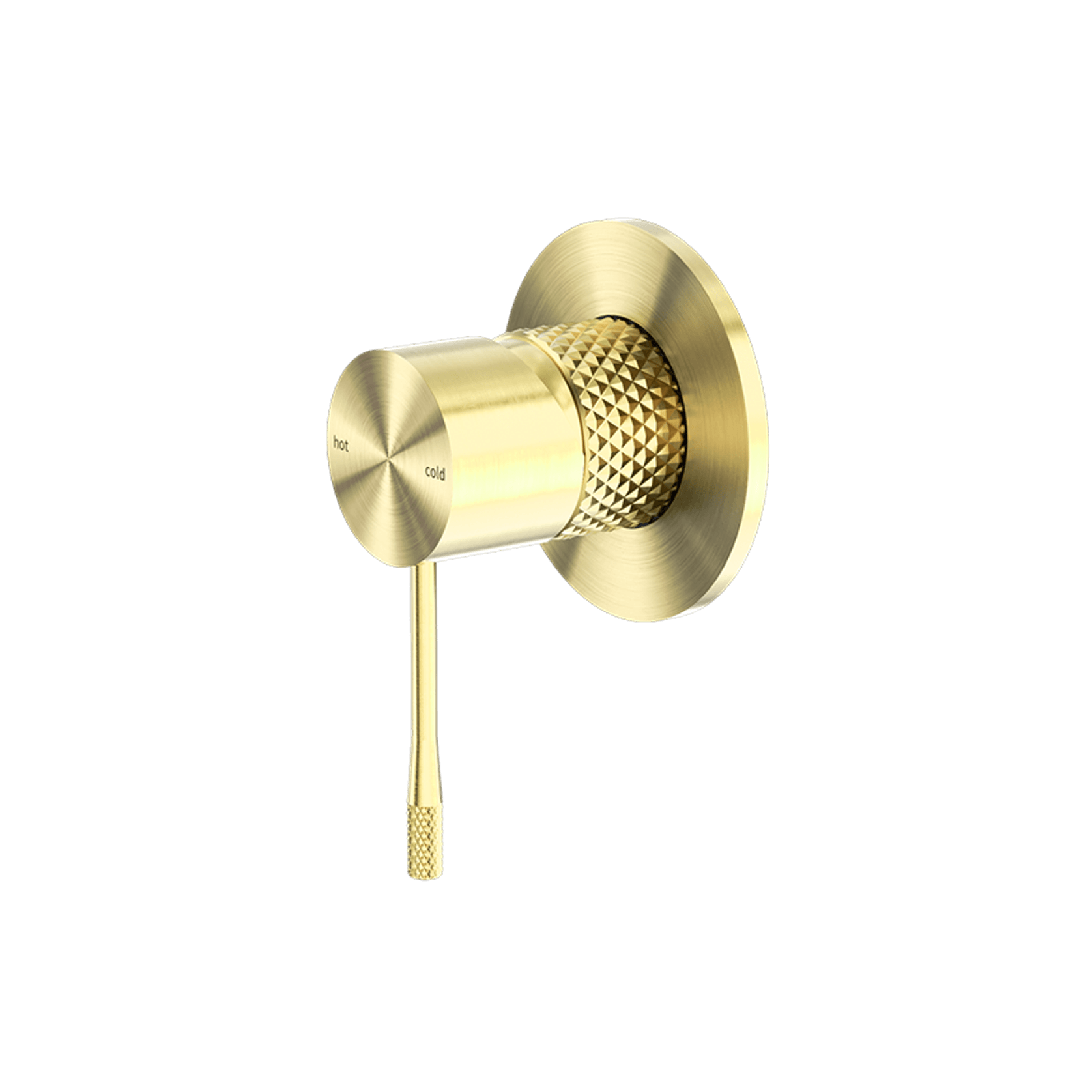 Opal Shower Mixer 80mm Plate Brushed Gold gallery detail image