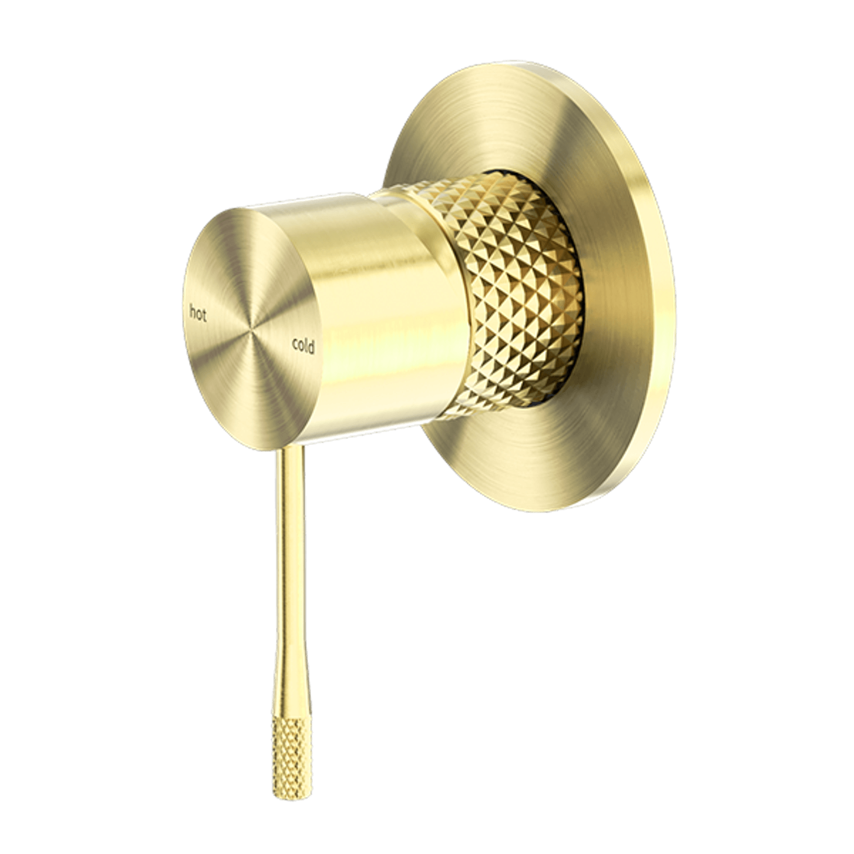 Opal Shower Mixer 80mm Plate Brushed Gold gallery detail image