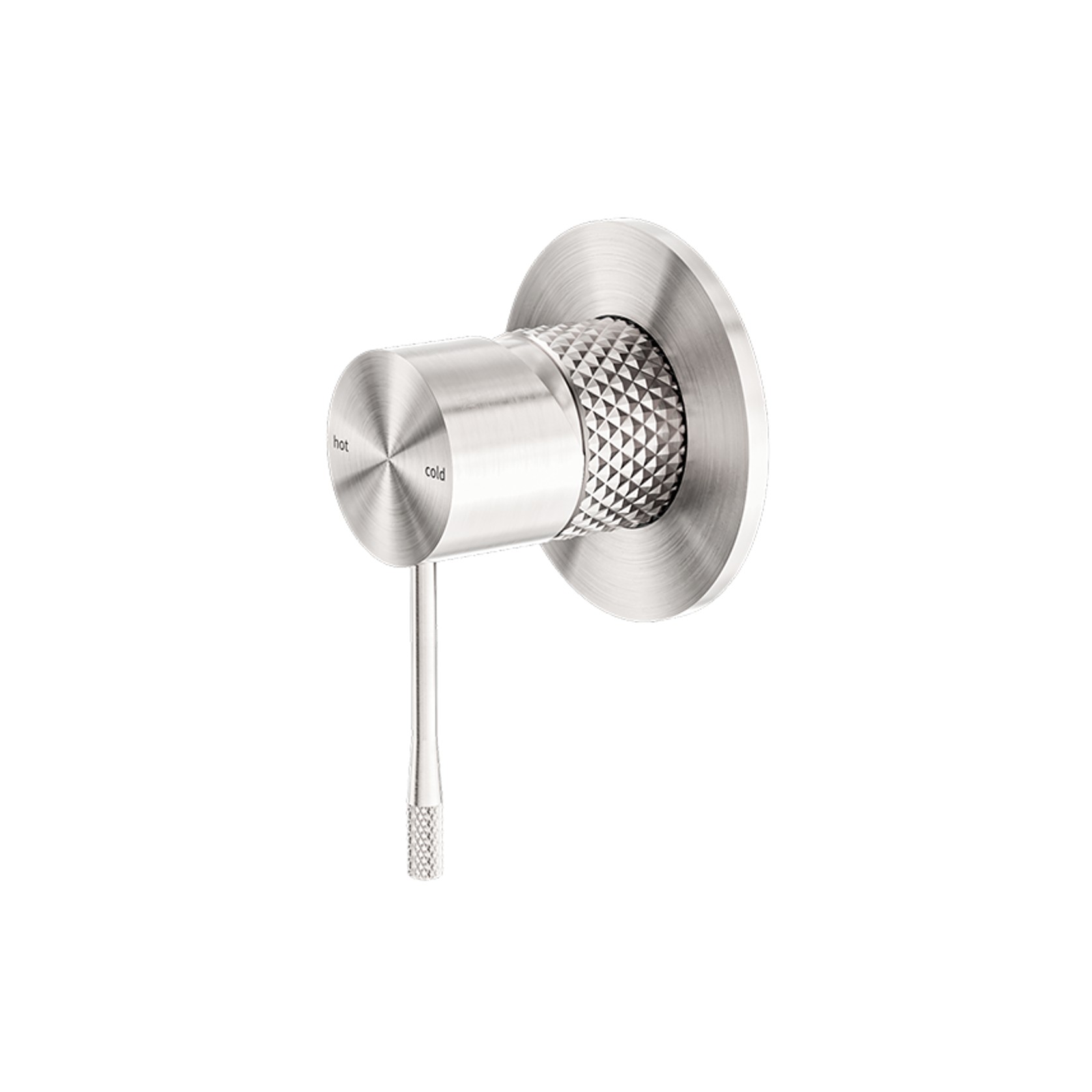 Opal Shower Mixer 80mm Plate Brushed Nickel gallery detail image