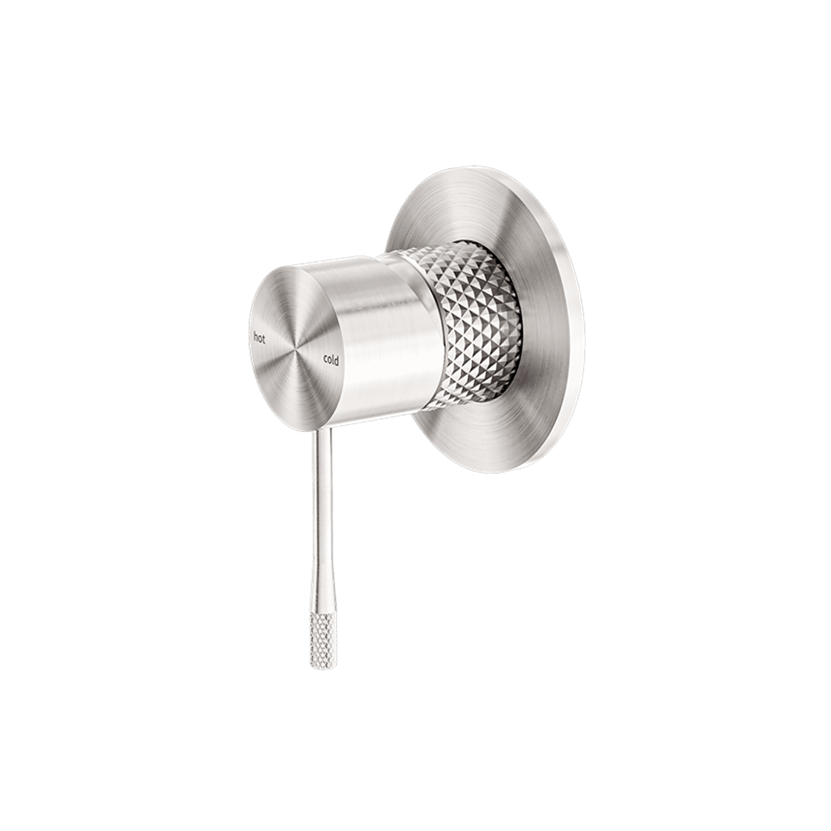 Opal Shower Mixer 80mm Plate Brushed Nickel gallery detail image