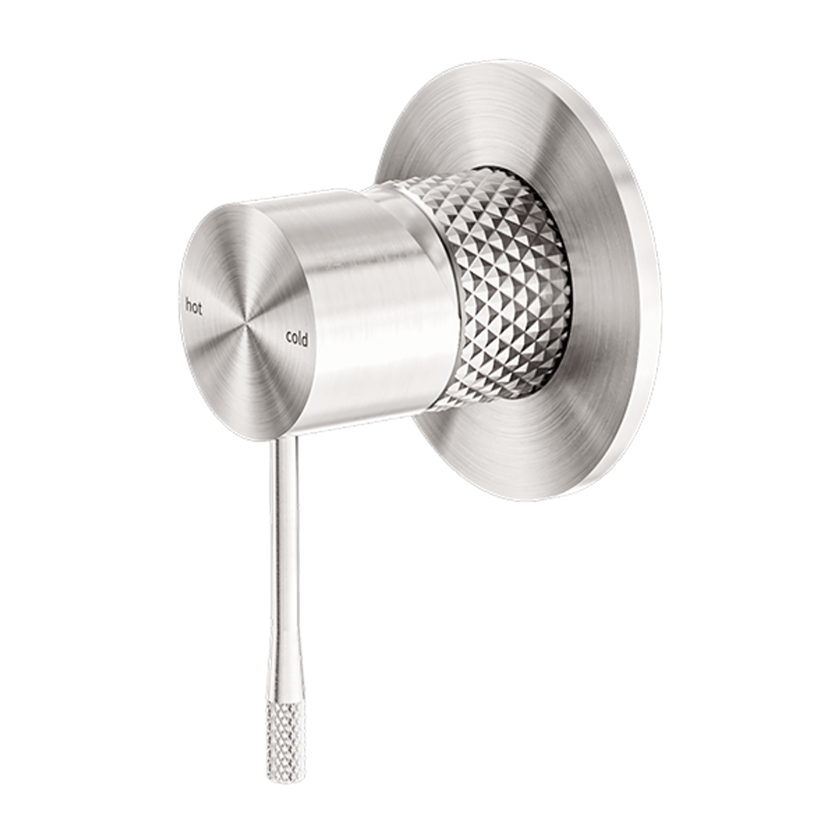 Opal Shower Mixer 80mm Plate Brushed Nickel gallery detail image