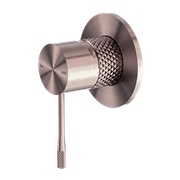 Opal Shower Mixer 80mm Plate Brushed Bronze gallery detail image