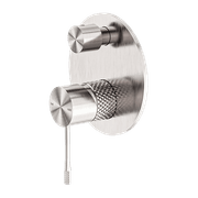Opal Shower Mixer With Divertor Brushed Nickel gallery detail image