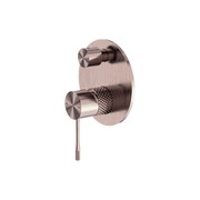 Opal Shower Mixer With Divertor Brushed Bronze gallery detail image