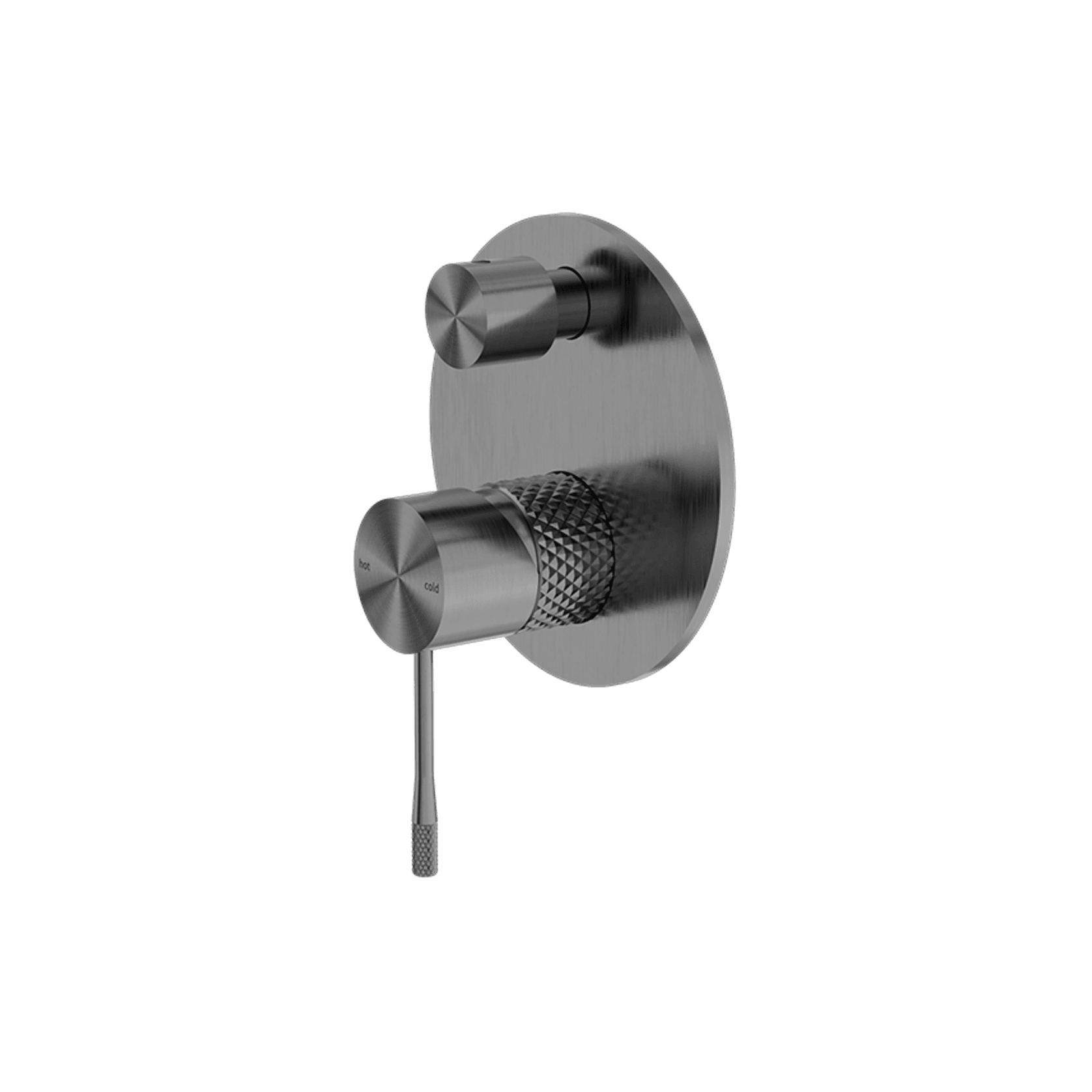 Opal Shower Mixer With Divertor Graphite gallery detail image