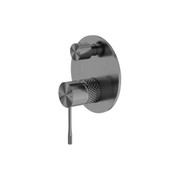 Opal Shower Mixer With Divertor Graphite gallery detail image
