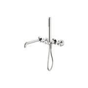 Opal Shower System Separate Plate With Spout 230mm Brushed Nickel gallery detail image